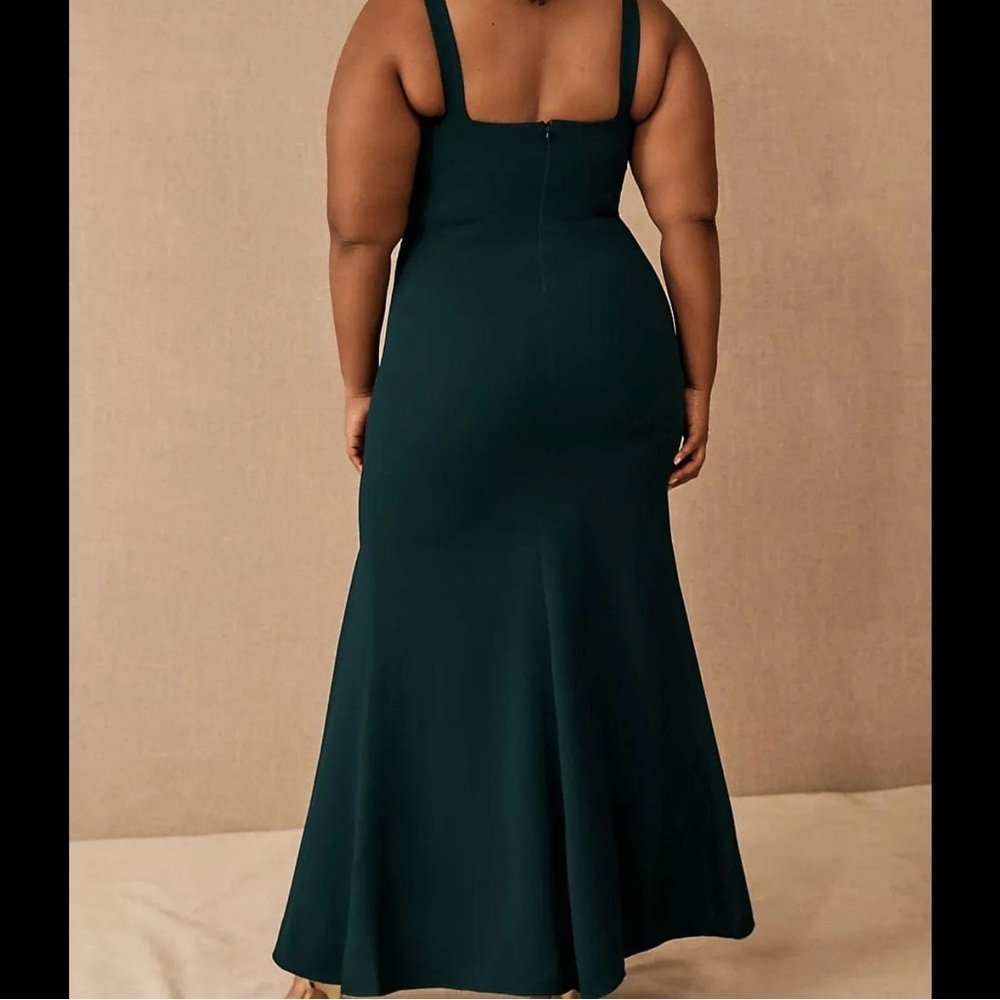 BHLDN Adena Emerald Green Bridal Formal Wedding Dress Size 20 NWT - Picture 2 of 8